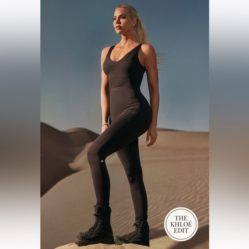**NWT** Fabletics x Khloé Kardashian Motion356+ Jumpsuit in Black